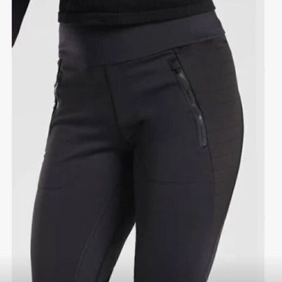 ATHLETA Peak Hybrid Fleece Tight Black Size XS - Picture 4 of 7